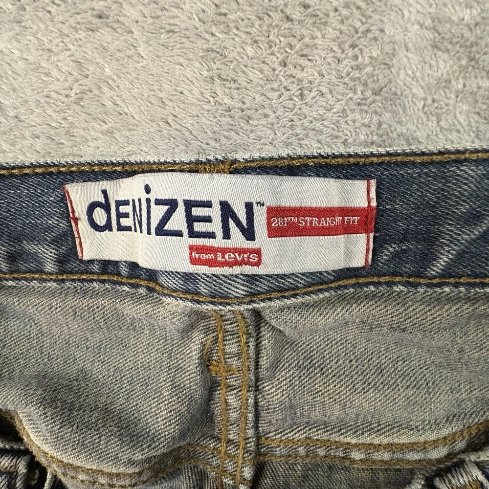 Denizen From Levi's Men's 40x31 Medium Wash Straight Fit Jeans SEE DESCRIPTION